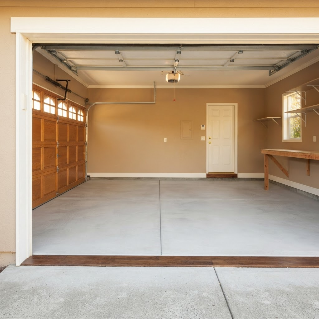 A garage after a professional Bin Busters Co cleanout in Dallas-Fort Worth